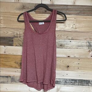 Maurices size Large Razor Back Sleeveless Soft and Stretchy Tank - Rose-Mauve